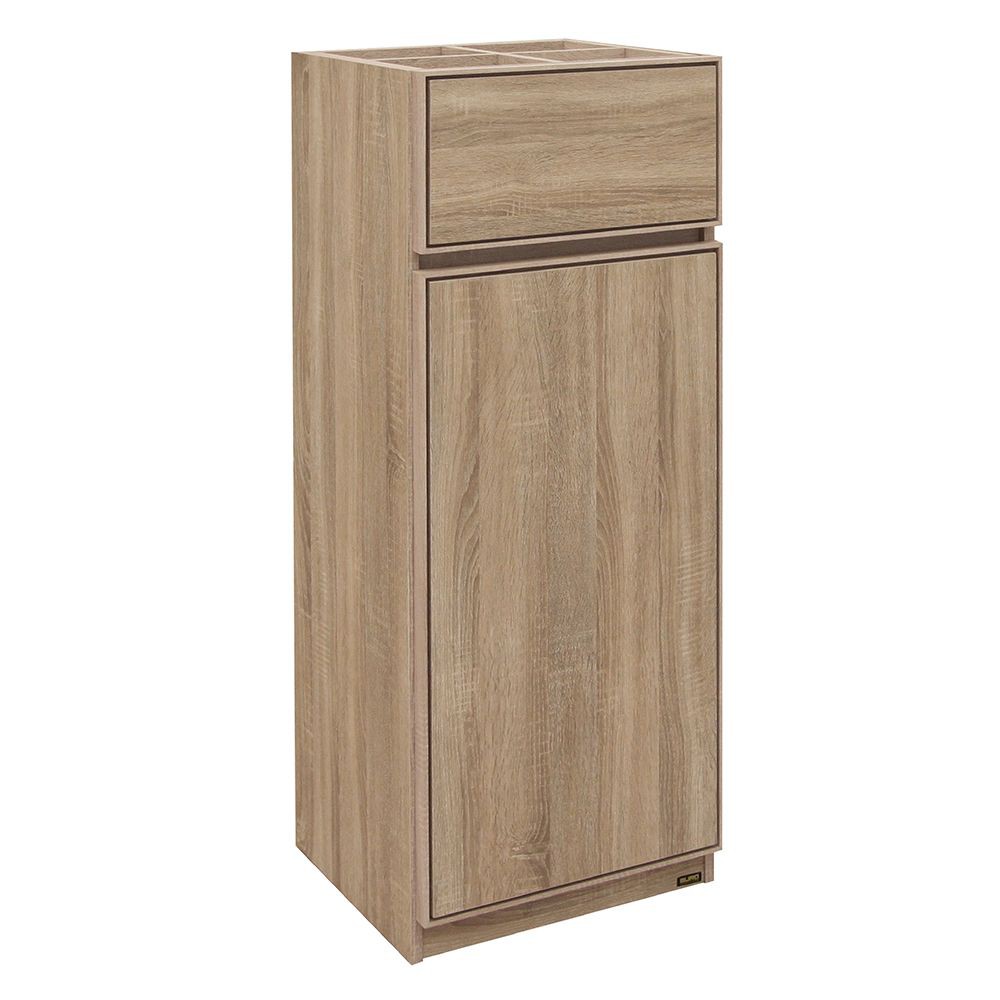 SHOES CABINET BURO TWIN SH-47 SOLID OAK ตู้วางรองเท้า BURO TWIN SH-47 สีโซลิดโอ๊ค ตู้เก็บของ เฟอร์นิ