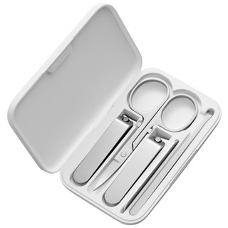 กรรไกรตัดเล็บ Xiaomi Mijia Nail Clippers Set Stainless Manicure Pedicure Cutter File Ear Pick Storage Box คม ไร้สนิม