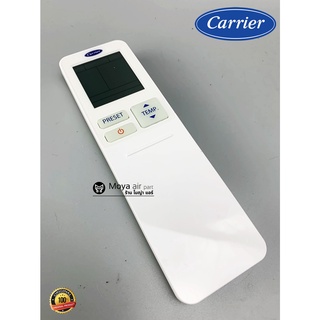 รีโมทแอร์ Carrier แท้100% สำหรับรุ่น Xinverter 9000-36000 BTU แคเรีย รุ่นมีสวิง ซ้าย-ขวา ขึ้น-ลง 43T66397 WC-TB06LE