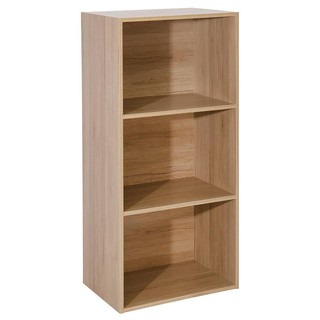 Storage cabinet CABINET FURDINI ECHO 3-SHELF BEECH Multipurpose furniture Home &amp; Furniture ตู้เก็บของ ตู้เตี้ย 3 ช่องโล่