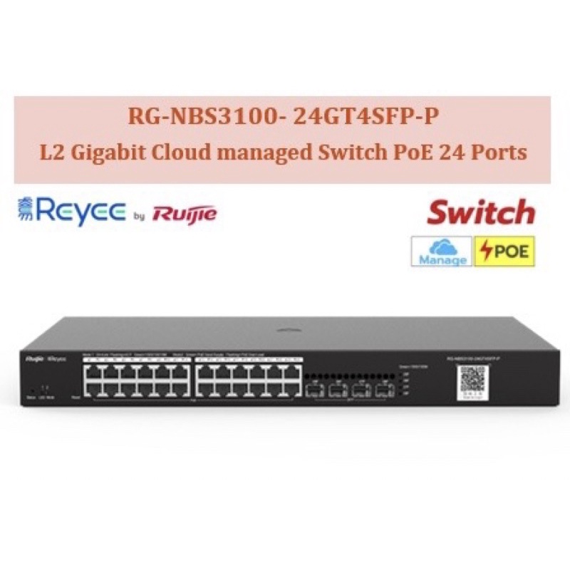 Ruijie Real-easy Reyee RG-NBS3100-24GT4SFP