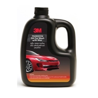 3M แชมพูล้างรถสูตรผสมแวกซ์ 1000ML PN39000W