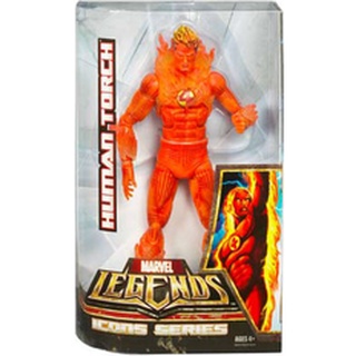 [RARE+ สินค้าปี 2006] HASBRO : MARVEL LEGENDS ICON 12" : HUMAN TORCH ขนาด 12 นิ้ว ของใหม่ มือ 1 ของแท้ 100%