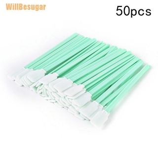(Willbesugar) อุปกรณ์ทําความสะอาดเครื่องพิมพ์ 50 ชิ้น