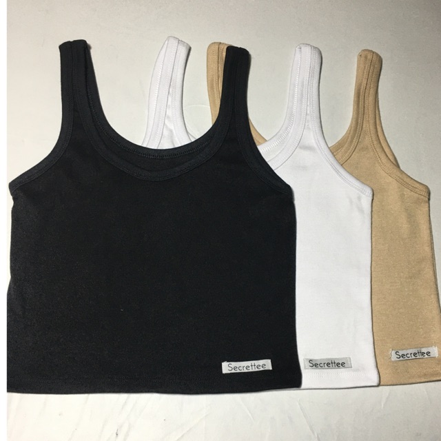 เสื้อซับ ผ้ายืด แบบครึ่งตัว. Free size สำหรับวัยรุ่น