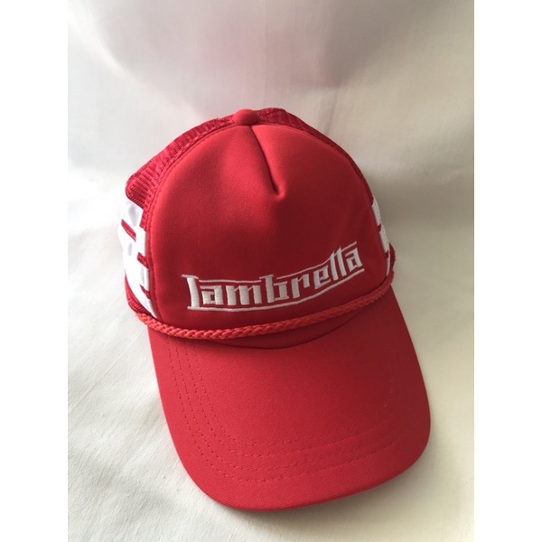 ส่งต่อหมวก Lambretta สีแดง สภาพใหม่มาก