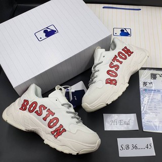 💫✨ถูกที่สุด!!พร้อมส่ง New MLB BOSTON  รองเท้ากีฬารองเท้าอเนกประสงค์  สูง 6CM. งานเทียบแท้💕❤️