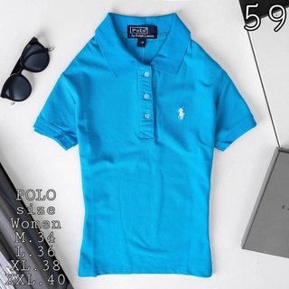 พร้อมส่ง🌵 polo เสื้อโปโลแขนสั้นผู้หญิง [👕สวยแท้ 💯%]