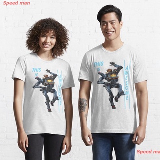 เสื้อยืดครอป เอเพ็กซ์เลเจนส์ เสื้อยืด apex legends This is awesome apex the legend game art for gamer Essential