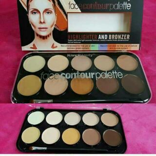 Kiss Beauty face contour palette

พาเลทเฉดดิ้ง ไฮไลท์และคอนซิลเลอร์เนื้อครีม 
เฉดดิ้งหน้าเรียว พร้อม