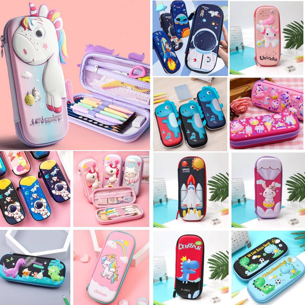 พร้อมส่งกล่องดินสอ กระเป๋าดินสอ ลายนูน3D (งานเทียบsmiggle งานเทียบสมิกเกิ้ล )