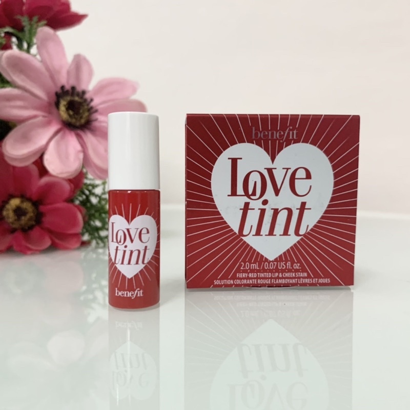 แท้💯 ลิปทินท์ Benefit love tint chachatint cheek & lip stain 2ml