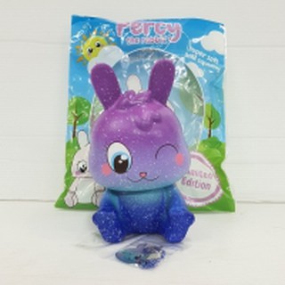 15 cm Squishy Perci Rabbit Squishy IND Soft Slow Rising - Galaxy กระต่าย สีกาแลคซี่ ของแท้ พูนิผลิต