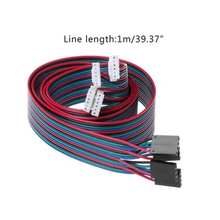 Neva* 4Pin มอเตอร์สายเคเบิ้ล Xh2.54 Terminal Wire สําหรับเครื่องพิมพ์ 3D Nema 17 Stepper 4 ชิ้น