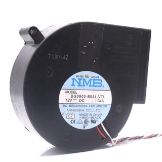 New For NMB fan BG0903-B044-VTL turbine centrifugal fan 9733 1.34A 12v CPU fan 97*97*33mm