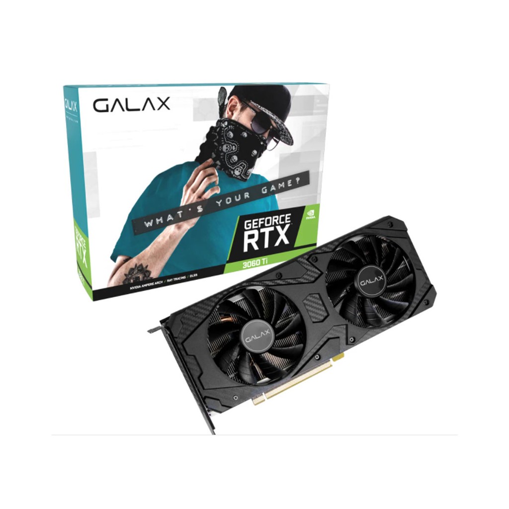 การ์ดจอ GALAX GeForce RTX™ 3060 Ti (1-Click OC) 8GB GDDR6 256-bit