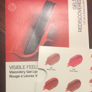 SHISEIDO lip card 4 colour