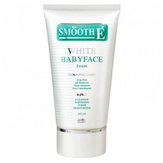 Smooth E White Babyface Foam สมูท อี ไวท์ โฟมล้างหน้า เพื่อผิวหน้าขาวใส ไร้ริ้วรอย 60g.