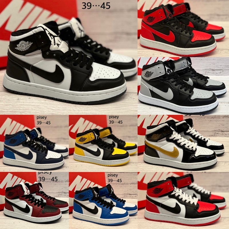 รองเท้าผ้าใบ 1 high พร้อมส่ง[36-45] ใส่ได้ทั้งผู้ชายและผู้หญิง