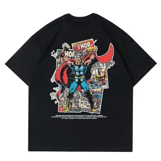 เสื้อยืดสีขาวเสื้อยืด พิมพ์ลาย The MIGHTY THOR | เสื้อยืด ลายการ์ตูนมาร์เวล | เสื้อยืด พิมพ์ลาย Marvel | เสื้อผ้าซูเปอร์