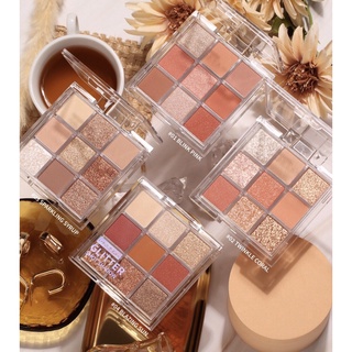 พร้อมส่ง!!! เมลินดา อายแชโดว์ 9 สี MEILINDA Glitter Shot Shadow Palette Eyeshadow