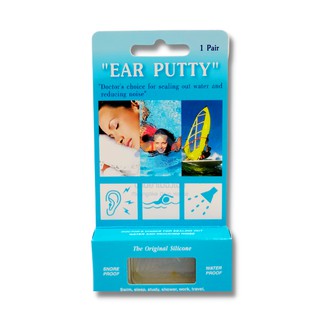 EAR PUTTY ที่อุดหูแบบซิลิโคน ขนาดบรรจุ 1 คู่