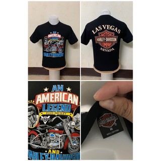 เสื้อยืดฮาเลย์ Harley-Davidson เสื้อยืดผู้ชาย เสื้อวินเทจ ป้ายฮาเลย์ ผ้าCotton 💯