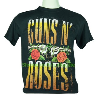 เสื้อวง Guns N Roses เสื้อไซส์ยุโรป กันส์แอนด์โรสเซส PTA660 เสื้อวงดังๆ วินเทจ