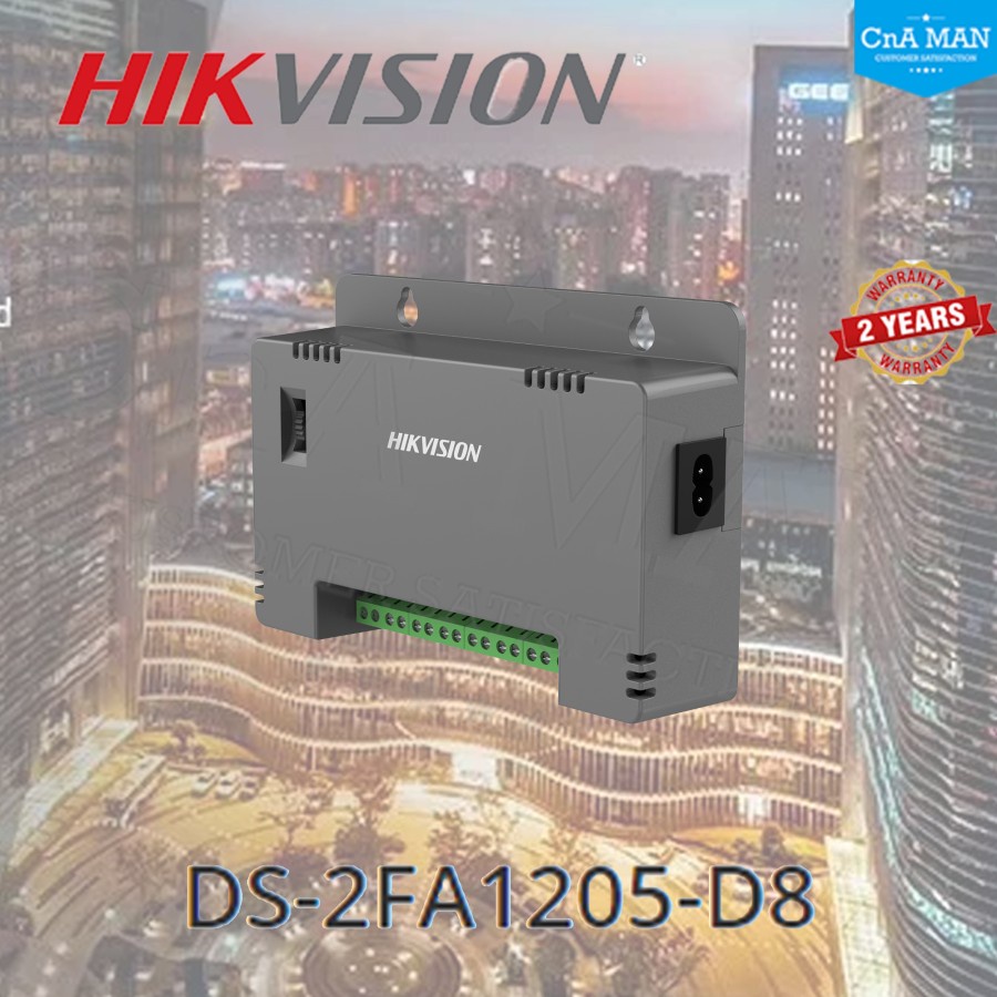 HIKVISION พาวเวอร์ซัพพลาย ADAPTER MULTY CHANNEL 8PORT / DS-2FA1205-D8