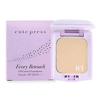 Cute Press Evory Retouch Oil Control Foundation Powder SPF 30 PA+++ตลับจริง