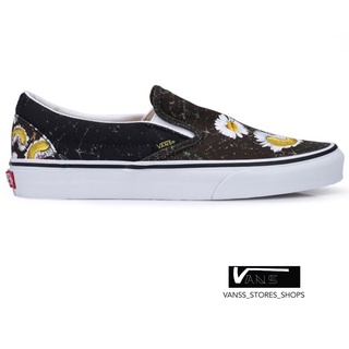 VANS SLIP ON MUTATED DAISY BLACK FREESIA SNEAKERS สินค้ามีประกันแท้