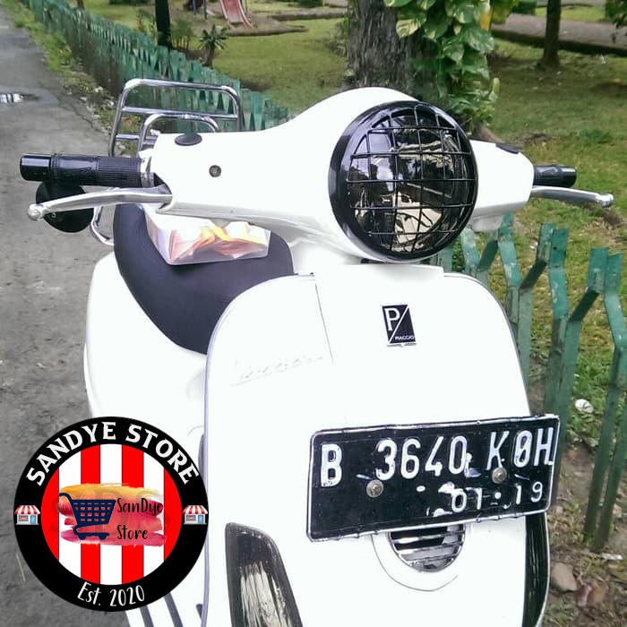 โคมไฟย่าง/โคมไฟหัวย่างสําหรับ Vespa S125/S150, LX, Primavera, และ GTS