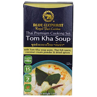 บลูเอเลเฟ่นท์ชุดทำอาหารไทยต้มข่า 110กรัม Blue Elephant Thai Cooking Set Tom Kha Tom 110g