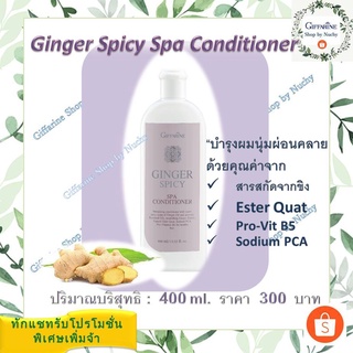 จินเจอร์ สไปซี่ สปา คอนดิชันเนอร์ (Ginger Spicy Spa Conditioner) ครีมนวดผมที่อุดมไปด้วยคุณค่าของสารบำรุง