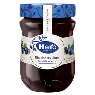 เฮโร่แยมบลูเบอร์รี่ 340กรัม HERO Blueberry Jam 340 gm.