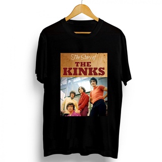 [COD]เสื้อยืด ผ้าฝ้าย พิมพ์ลายกราฟฟิค The Kinks Rapper 60S สีดํา เข้ากับทุกการแต่งกาย สําหรับผู้ชาย