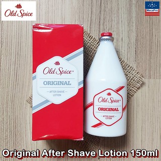 Old Spice® Original After Shave Lotion 150ml โอลด์ สไปซ์ ผลิตภัณฑ์บำรุงผิวหน้า หลังการโกนหนวด