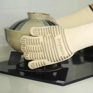 ถุงมือทนความร้อนสูง260 องศา ถุงมือกันความร้อน FORBAKE คุณภาพส่งออกยุโรป อเมริกา(2 ชิ้น)