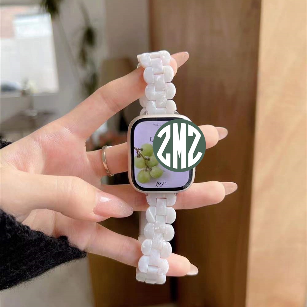 พร้อมส่ง สายนาฬิกา เส้นเล็กเรซิ่นหินอ่อน Smartwatch 7 6 SE 5 4 3 ขนาด 38/40/41mm 42/44/45mm