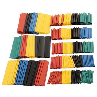 328PCS 2:1 Polyolefin Assorted Heat Shrink Tubing Tube Wrap Wire Cable Insulated Sleeving Tubing Set  💛Kitchentool