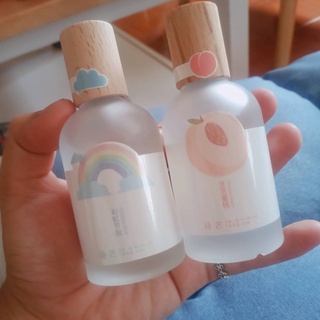 🍑 น้ำหอมธรรมชาติ 🌈 น้ำหอม Shi Mang น้ำหอมฟีโร​โมน​ Body mist หอมละมุน สำหรับฉีดผิว ฝาไม้แพ็คเกจน่ารัก