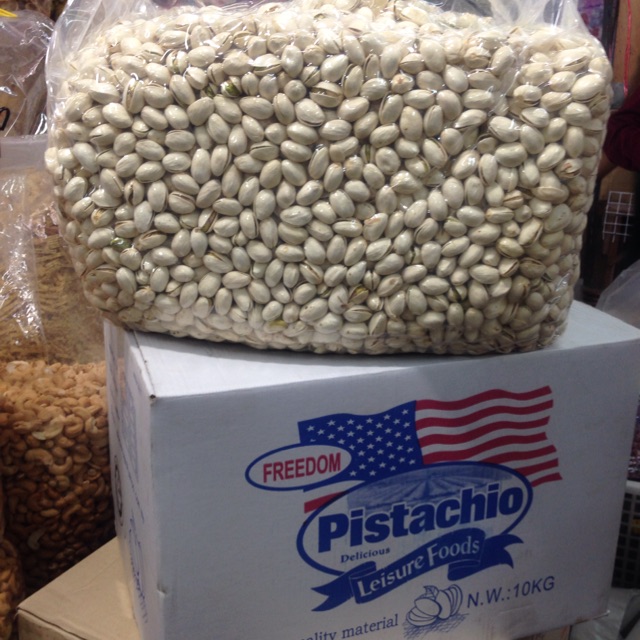 ถั่วพิสตาชิโอ Pistachio สายพันธ์ Roasted &amp; Salted (เม็ดใหญ่ เม็ดเต็ม) ขายชั่งกิโล 500g-1kg