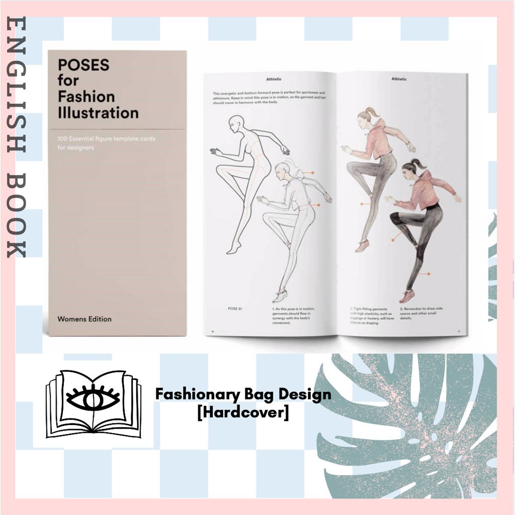 [Querida] 100 Pose Cards : Women's figure templates for fashion illustration by by Fashionary