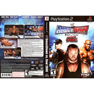 WWE SMACK DOWN VS. RAW 2008 FEATURING ECW [PS2 US : DVD5 1 Disc]