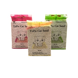 ToFu Cat Sand ทรายเต้าหู้อนามัย สำหรับแมว สูตรธรรมชาติ ขนาด6ลิตร