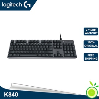 คีย์บอร์ดแป้นพิมพ์ Logitech K840 104 - Key Windows Xp / Vista / 7 / 8 / 10