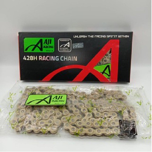 AJI Racing Gold Chain 428H โซ่รถจักรยานยนต์ Rantai มอเตอร์ 428Hx122L / 428Hx132L