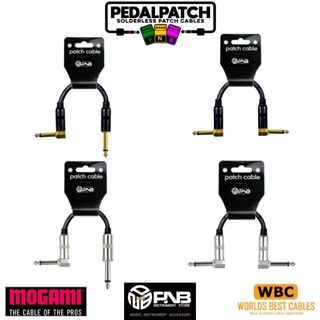 สายพ่วงเอฟเฟค PNB PATCH CABLE รุ่น RIGHT ANGLE ( ใช้สาย MOGAMI 2524 ใช้หัวปลั๊ก RIGHT ANGLE ) เลือกสีและความยาวได้