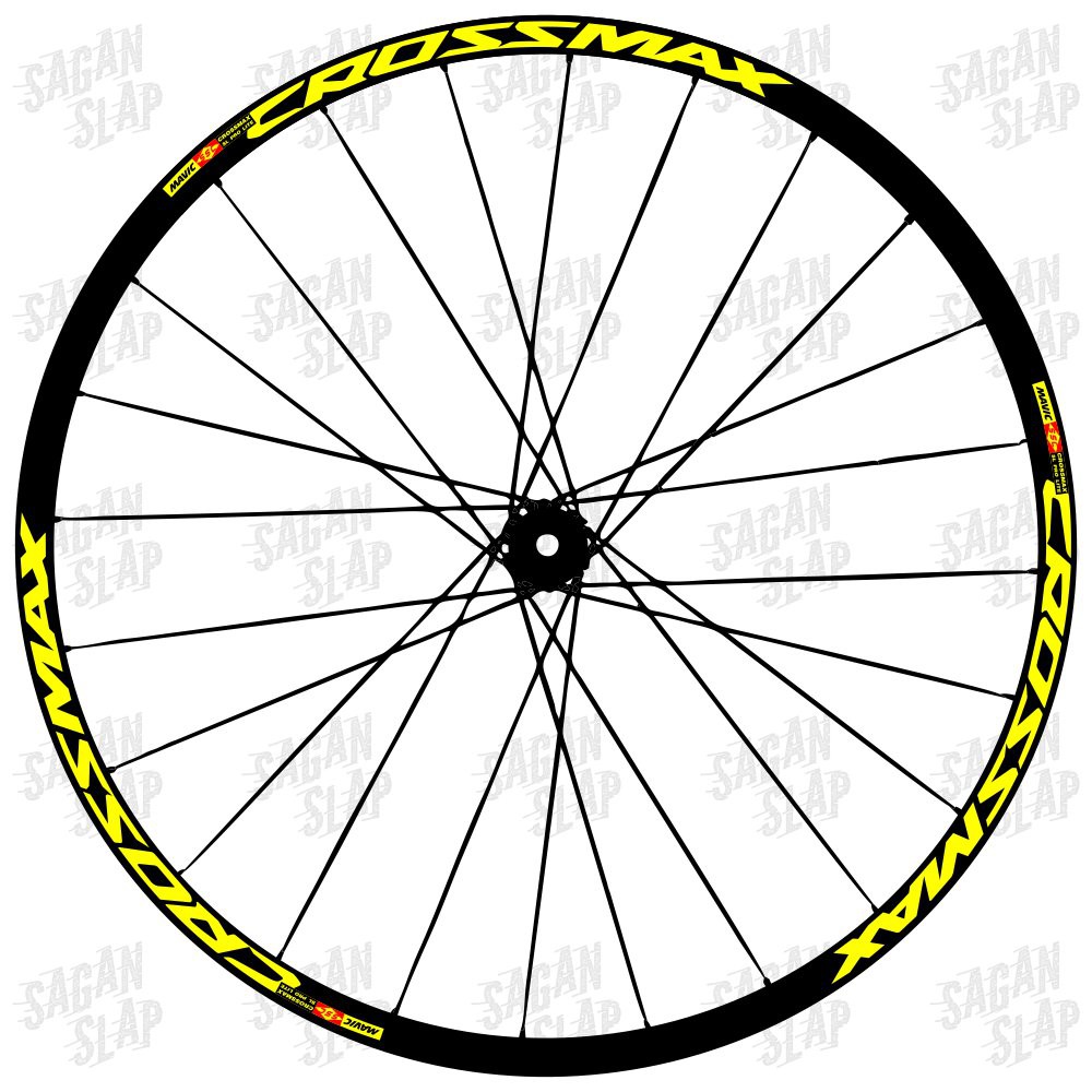 MAVIC CROSSMAX SL PRO LITE สติกเกอร์กว้าง 2 ซม.Decal ขอบ mtb downhill roadbike 26 27.5 29 700c