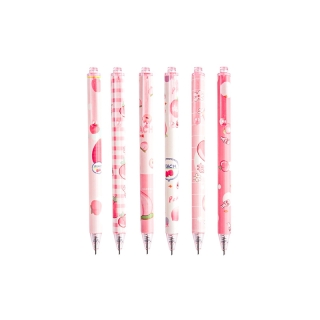 ปากกาตัดกระดาษ แบบรีฟิล ลายการ์ตูน แฮนด์เมด สีชมพู DIY 1 ชิ้น ต่อแบบสุ่ม